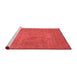 Industrial Red Washable Rugs