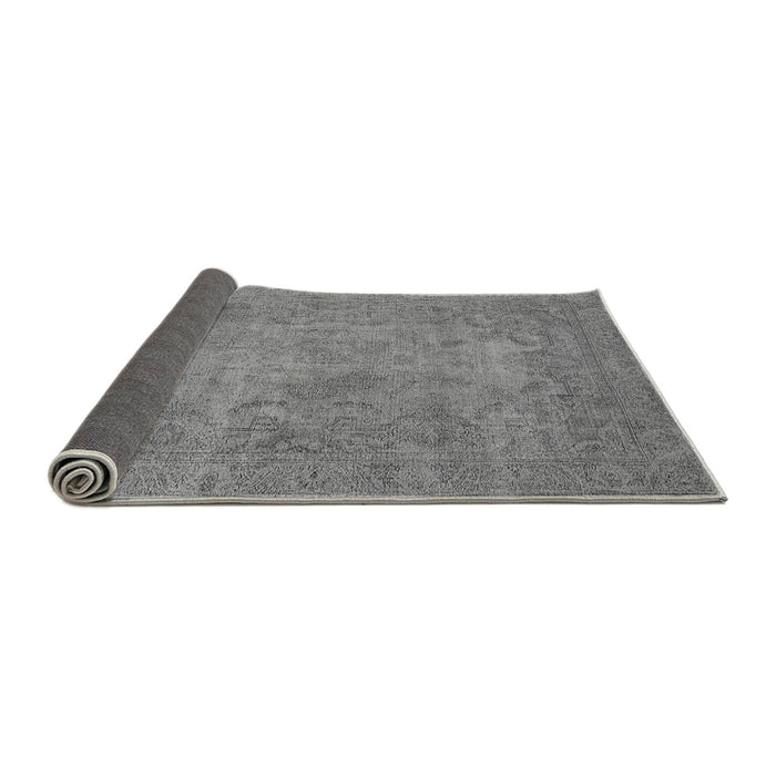 Sideview of Oriental Gray Industrial Rug, urb1917gry