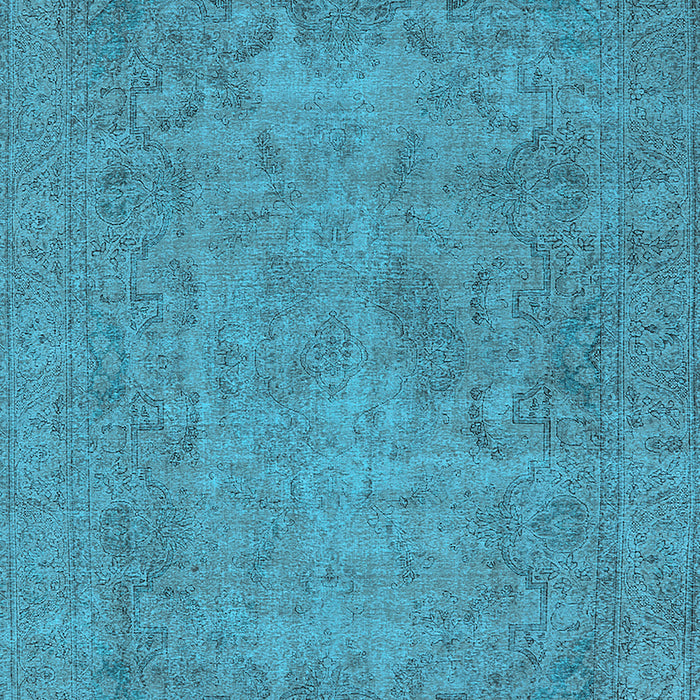 Oriental Light Blue Industrial Rug, urb1917lblu
