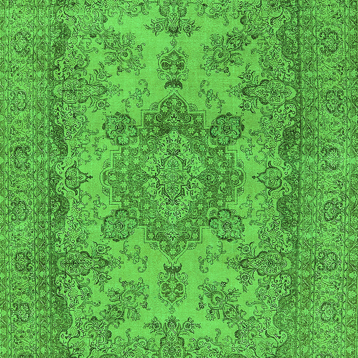 Oriental Green Industrial Rug, urb1918grn