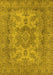 Oriental Yellow Industrial Rug, urb1918yw