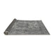 Sideview of Oriental Gray Industrial Rug, urb1918gry