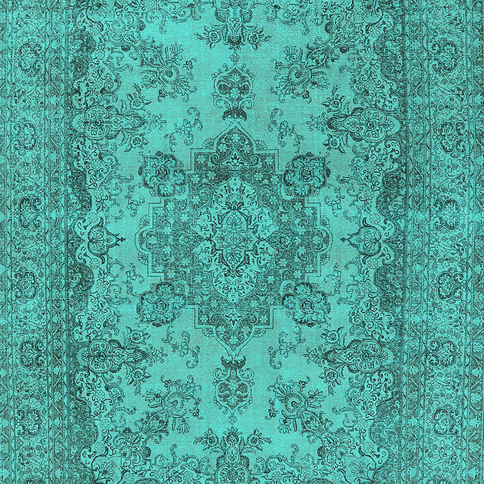 Oriental Turquoise Industrial Rug, urb1918turq