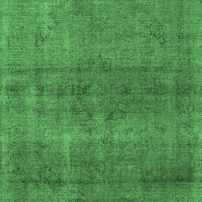 Oriental Emerald Green Industrial Rug, urb1919emgrn