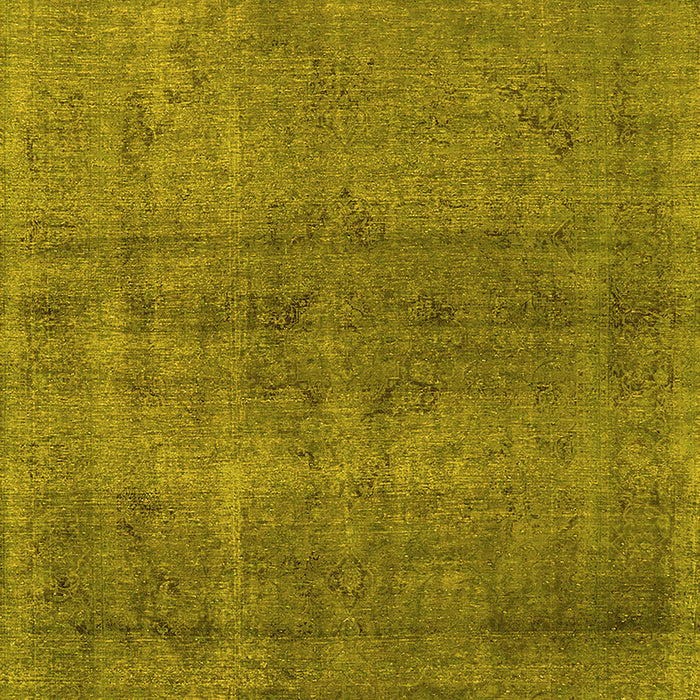 Oriental Yellow Industrial Rug, urb1919yw