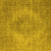 Square Oriental Yellow Industrial Rug, urb1920yw