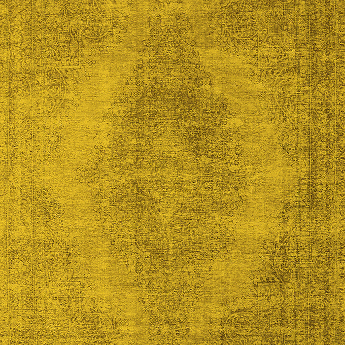 Oriental Yellow Industrial Rug, urb1920yw
