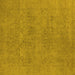 Square Oriental Yellow Industrial Rug, urb1921yw