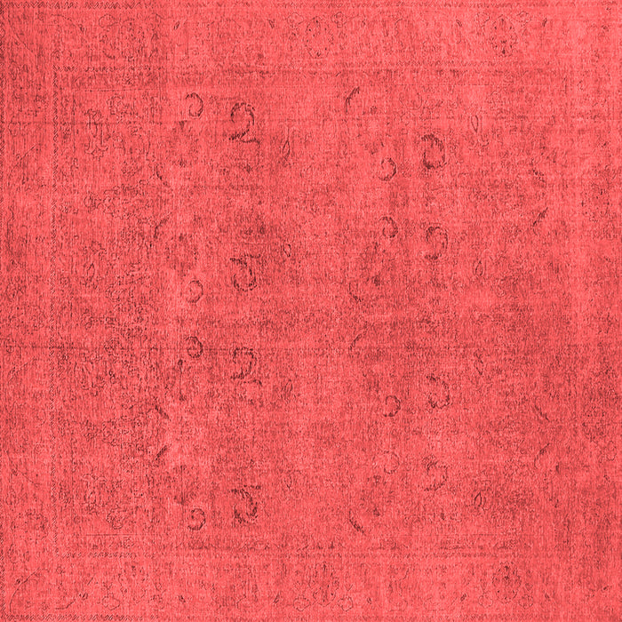 Machine Washable Oriental Red Industrial Rug, wshurb1921red