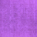 Square Oriental Purple Industrial Rug, urb1921pur