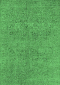 Oriental Emerald Green Industrial Rug, urb1921emgrn