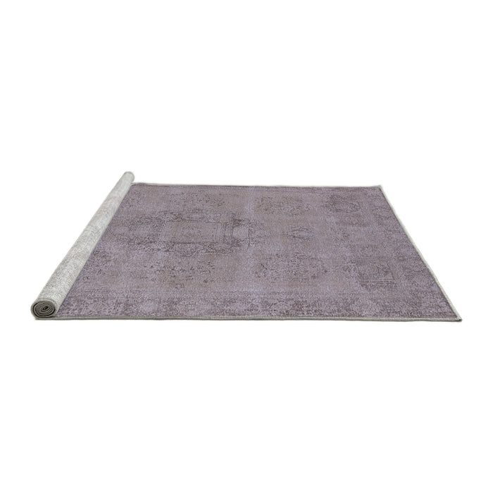 Sideview of Machine Washable Industrial Modern Rose Dust Purple Rug, wshurb1922