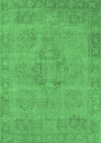 Oriental Emerald Green Industrial Rug, urb1922emgrn