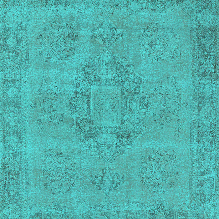 Oriental Turquoise Industrial Rug, urb1922turq