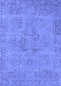 Oriental Blue Industrial Rug, urb1922blu