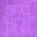 Square Oriental Purple Industrial Rug, urb1922pur