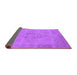 Sideview of Oriental Purple Industrial Rug, urb1922pur