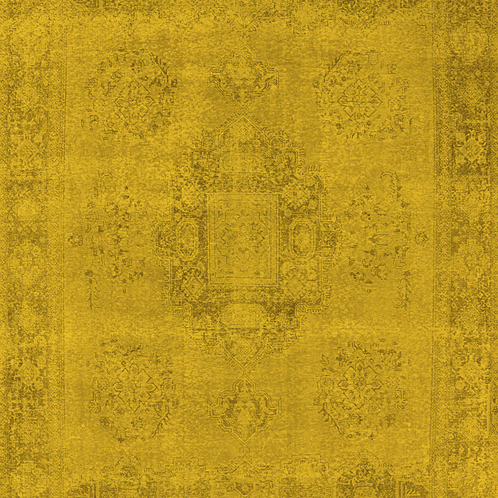 Oriental Yellow Industrial Rug, urb1922yw