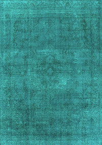 Oriental Turquoise Industrial Rug, urb1923turq