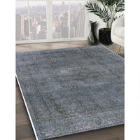 Mid-Century Modern Gray Oriental Rug, urb1923