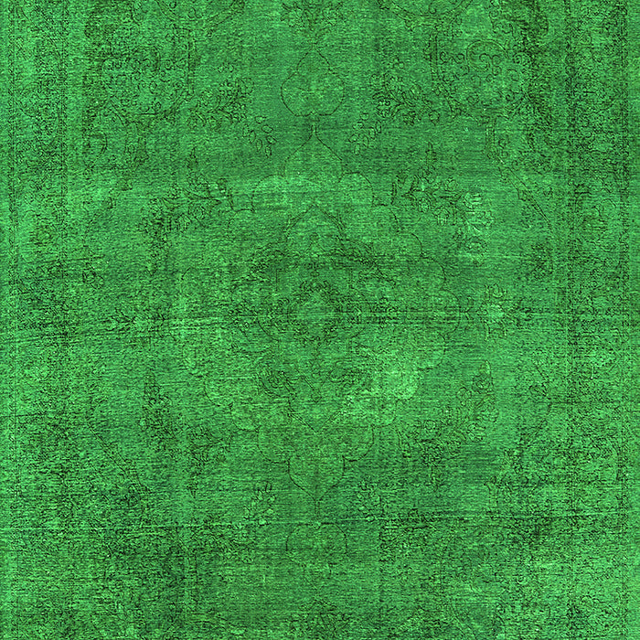 Oriental Green Industrial Rug, urb1923grn
