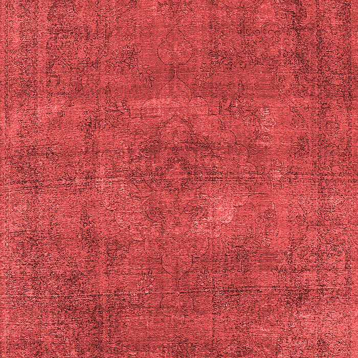Machine Washable Oriental Red Industrial Rug, wshurb1923red