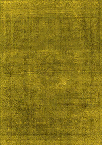 Oriental Yellow Industrial Rug, urb1923yw