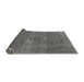 Sideview of Oriental Gray Industrial Rug, urb1923gry