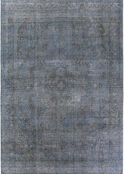 Mid-Century Modern Gray Oriental Rug, urb1923