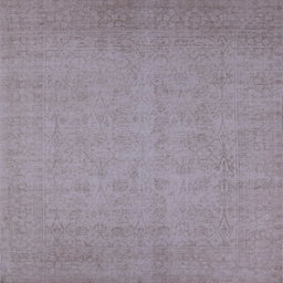 Square Machine Washable Industrial Modern Dark Gray Rug, wshurb1924