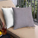 Front View of Mid-Century Modern Urban Square Dark Gray Throw Pillow, 18 inch by 18 inch, pwurb1924