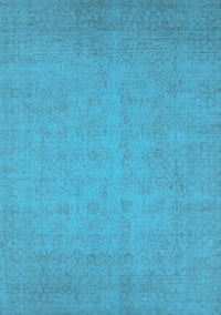 Oriental Light Blue Industrial Rug, urb1924lblu