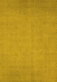 Oriental Yellow Industrial Rug, urb1924yw