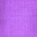 Square Machine Washable Oriental Purple Industrial Area Rugs, wshurb1924pur