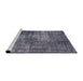 Sideview of Machine Washable Industrial Modern Purple Haze Purple Rug, wshurb1925