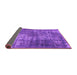 Sideview of Oriental Purple Industrial Rug, urb1925pur