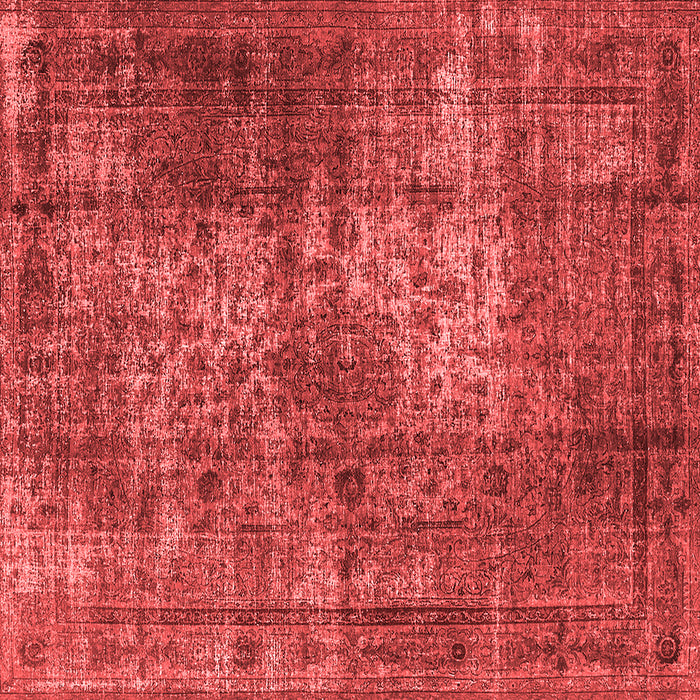 Machine Washable Oriental Red Industrial Rug, wshurb1925red