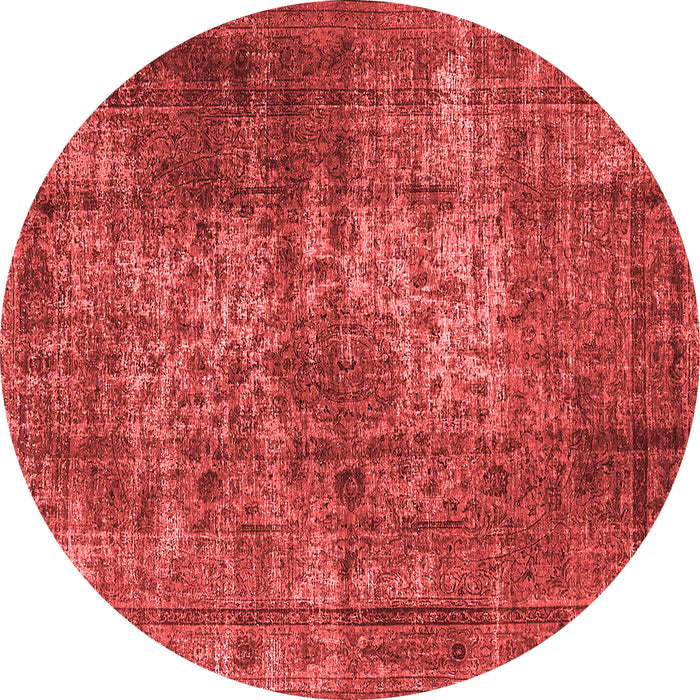 Machine Washable Oriental Red Industrial Rug, wshurb1925red