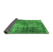 Sideview of Oriental Green Industrial Rug, urb1925grn