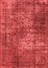 Oriental Red Industrial Area Rugs