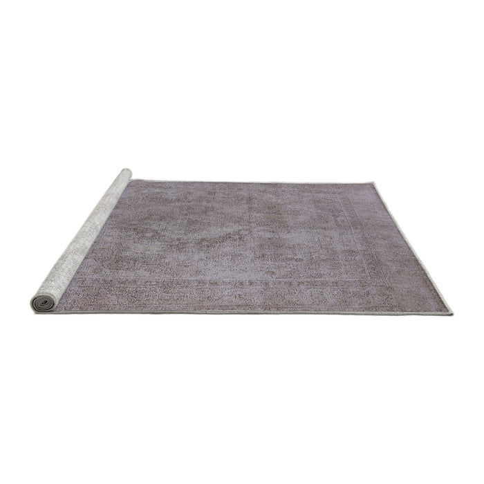 Sideview of Machine Washable Industrial Modern Rose Dust Purple Rug, wshurb1926