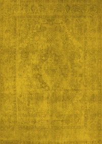 Oriental Yellow Industrial Rug, urb1926yw