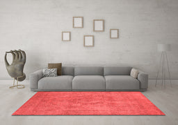 Industrial Red Washable Rugs
