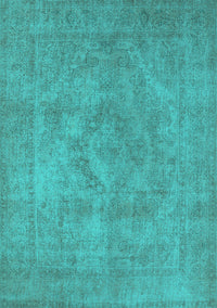 Oriental Turquoise Industrial Rug, urb1926turq