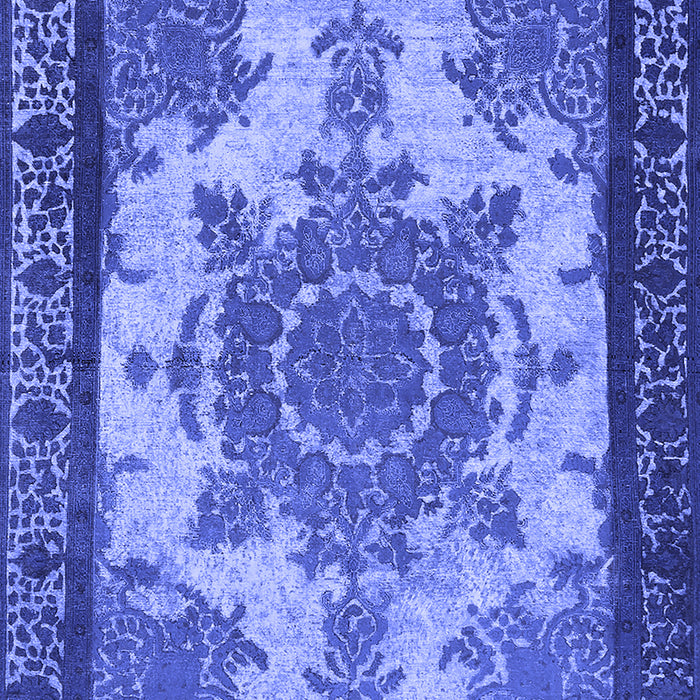 Oriental Blue Industrial Rug, urb1927blu