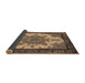 Sideview of Oriental Brown Industrial Rug, urb1927brn