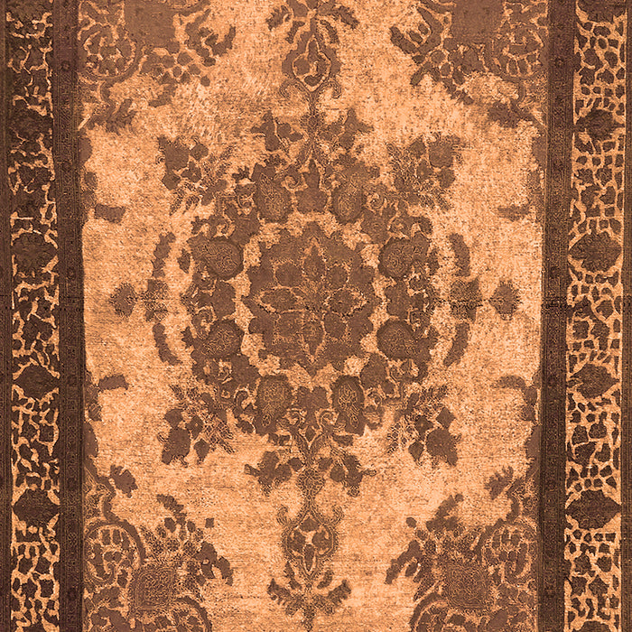 Oriental Orange Industrial Rug, urb1927org