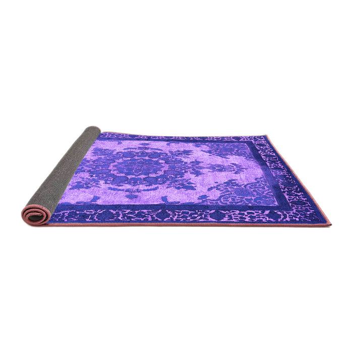 Sideview of Oriental Purple Industrial Rug, urb1927pur