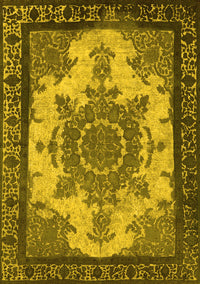 Oriental Yellow Industrial Rug, urb1927yw