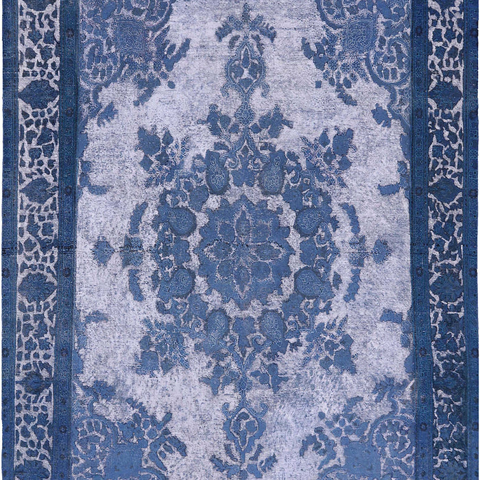 Mid-Century Modern Sapphire Blue Oriental Rug, urb1927